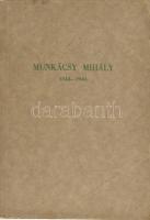 1944 Munkácsy Mihály emlék-kiállítás 1844-1944. Bp., 1944, Országos Magyar Szépművészeti Múzeum. Fekete-fehér fotókkal illusztrált. Kiadói papírkötés