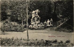 Menyháza-fürdő, Monyásza, Baile Moneasa; Czárán emlék / statue