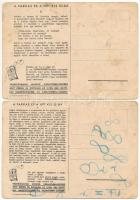 A farkas és a hét kis gida - 5 db régi Indanthren reklám képeslap, Koser Michaels szignóval, vegyes ...