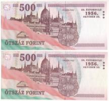 2006. 500Ft "A forradalom 50. évfordulója 1956. október 23." (2db, "EB" és "...