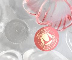 Waltherglas színezett üveg talpas kínáló, Evita kollekció, original dobozában, hibátlan, címkével je...