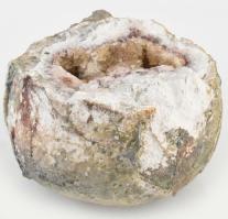 Ametiszt & Kalcit geóda, Németország, 13x14x10 cm
