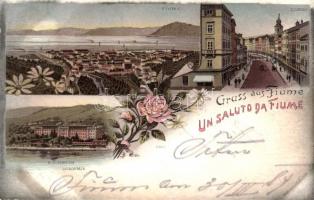 1899 Fiume litho