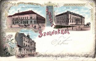 1899 Szolnok litho szállodával