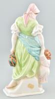Herend anya gyermekével, jelzett, hibátlan, m: 27,5 cm