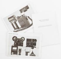 3 darab Braun F900 fényképezőgép használati utasítás, jó állapotban
