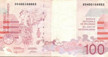 Belgium 1995-2001. 100Fr T:II/III
