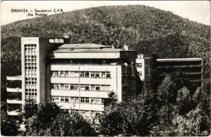 1962 Oravica, Oravita; Sanatoriul CFR Ilie Pintilie / sanatorium (EK)