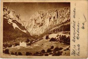 ~1950 Tordai-hasadék, Cheile Turzii, Torda, Turda; Cabana / menház / rest house (EB)