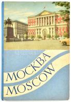 cca 1960 Moszkva, kihajtható színes leporelló