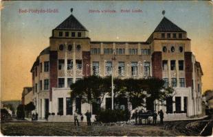 1914 Pöstyén, Piestany; Hársfa szálloda. Weinreb Adolf kiadása / Hotel Linde (EK)