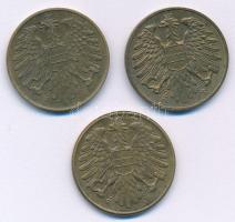 Ausztria 1950-1954. 20gr Al-bronz (3xklf) T:XF
Austria 1950-1954. 20 Groschen Al-bronze (3xdiff) C:...