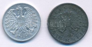 Ausztria 1951. 2gr Al + 5gr Zn T:AU,XF Austria 1951. 2 Groschen Al + 5 Groschen Zn C:AU,XF