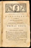 Schematismus inclyti regni Hungariae, Partiumque eidem adnexarum. Cum schematismo literario eiusque ...