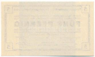 Német Birodalom / Königsbrück hadifogolytábor 1915. 5pf T:UNC German Empire / Königsbrück POW camp 1...