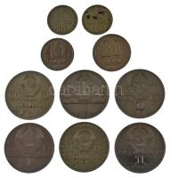 Szovjetunió / Oroszország 1965-1981. 1R Cu-Ni (6xklf) különböző forgalmi emlékkiadások + 1961-1992. ...