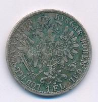 Ausztria 1878. 1Fl Ag "Ferenc József" T:VF patina Austria 1878. 1 Florin Ag "Franz Jo...