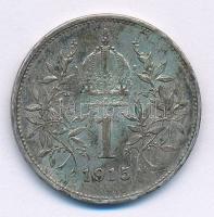 Ausztria 1915. 1K Ag "Ferenc József" T:XF patina Austria 1915. 1 Corona Ag "Franz Jos...