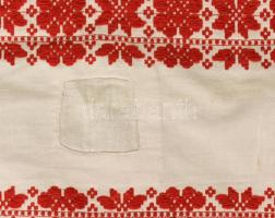 cca 1930-1940 Somogyi fali szőttes, ~170x140 cm, korának megfelelő állapotban