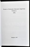 Postai és Távközlési Múzeumi Alapítvány Évkönyve, 2 kötet: 1996., 1999-2000. Kiadói papírkötés/karto...