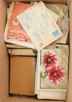 cca 1945-2000 vegyes papírrégiség tétel: MÁV menetrendek, térképek (Magyarország autóbuszhálózata, n...