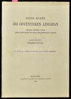 Ősi ösvényeken Ázsiában. Három kutató utam Ázsia szívében és Kína északnyugati tájain. Ford.: Halász Gyula. Bp., 1934., MTA, (Franklin-ny.), XV + 247 p. + 52 t. + 1 (kihajtható térkép) t. Kiadói papírkötés, felvágatlan példány, szép, gyűjtői állapotban.