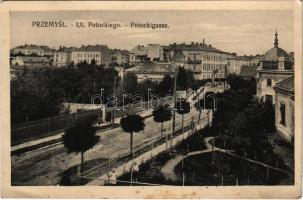 Przemysl, Ul. Potockiego / Potockigasse / street view + K.u.K. Infant. Rgmt. Erzh. Josef Ferdinand No. 45. 3. Ersatzkompagnie (EK)