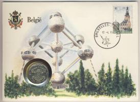 Belgium 1970. 10Fr érmés, bélyeges borítékon T:1