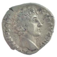 Római Birodalom / Róma / Marcus Aurelius (Antoninus Pius alatt) 145-147. Denár Ag (3,04g) T:XF,VF ph. Roman Empire / Rome / Marcus Aurelius (under Antoninus Pius) 145-147. Denarius Ag AVRELIVS CAE-SAR AVG PII F / COS II (3,04g) C:XF,VF edge error RIC III 429a