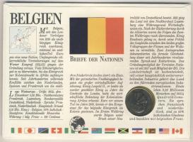 Belgium 1970. 10Fr érmés, bélyeges borítékon T:1