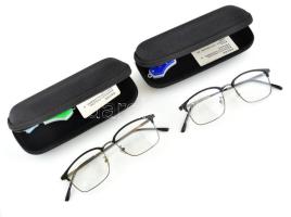 2 db szemüveg, használatlan állapotban, tokban