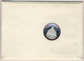 NSZK 1980. "II.János Pál pápa látogatása" Ag emlékére 15g érmés, bélyeges borítékon, alkal...