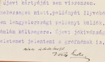 cca 1935-37 Veress Endre (1868-1953) magyar történetíró 9 db levele gróf Domszky (Dambsky) Pál (1903...