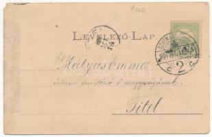 1904 Szatmárnémeti, Szatmár, Satu Mare; Deák tér déli része, Lövy Lajos üzlete. Reizer János kiadása...