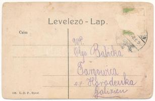 Szatmárnémeti, Szatmár, Satu Mare; Perényi utca, Református templom. Hollósi felvétele. L.D.F. 129. ...