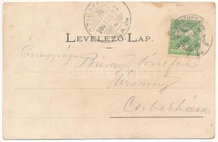 1908 Szatmárnémeti, Szatmár, Satu Mare; A tűzoltó őrtorony felavatása alkalmából tartott díszközgyűl...