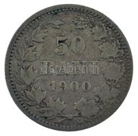 Románia 1900. 50b Ag I. Károly T:F  Romania 1900. 50 Bani Ag Carol I C:F Krause KM#23