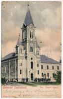 1910 Szatmárnémeti, Szatmár, Satu Mare; Katolikus tanítóképző. Hollósy felvétele. L.D.F. 137. / Catholic teachers training institute (EB)