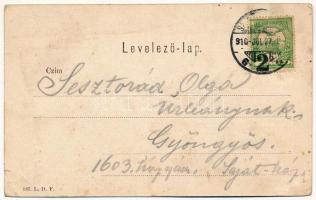 1910 Szatmárnémeti, Szatmár, Satu Mare; Katolikus tanítóképző. Hollósy felvétele. L.D.F. 137. / Cath...