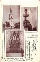1907 Budakalász, templom, belső. Gabora és Hausner oltárépítők (EK)