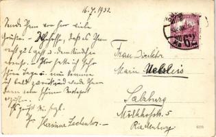 1932 Budakalász, Görögkeleti (szerb ortodox) templom, utca, teherautó, kerékpár. photo (EK)