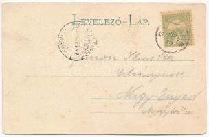 1905 Tordai-hasadék, Cheile Turzii, Torda, Turda; Dani tava (Danila-tó) a Torda-hasadékban. Füssy és...