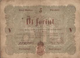 1848. 5Ft "Kossuth bankó" T:III