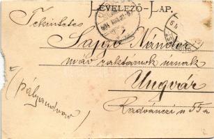 1904 Nagykároly, Carei; Széchenyi utca, Kereskedelmi és Iparbank. Csókás László kiadása / street vie...