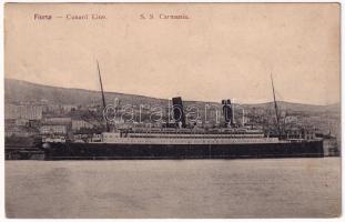 1910 Fiume, Rijeka; Cunar Line SS Carmania / RMS Carmania British ocean liner (EK)