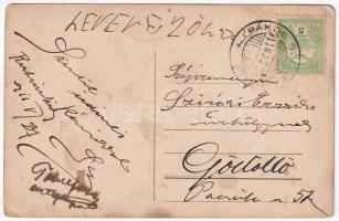 1911 Budapest XVI. Rákosszentmihály madártávlatból (EK)