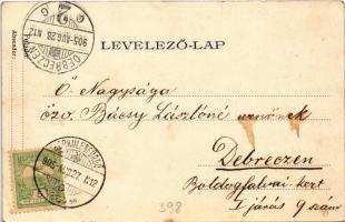 1905 Ada Kaleh, magyar-román-szerb határ / Hungarian-Romanian-Serbian border (EK)