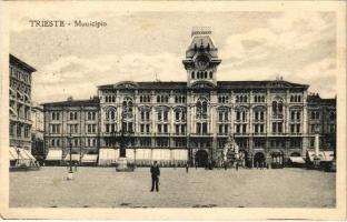 1920 Trieste, Trieszt; Municipio / town hall (fl)