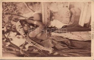 Girl at the fountain ethnic