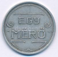 ~1909-1918. "Egy mérő / Főherczegi Gazdasági Intézőség Bokroshát" Al bárca T:XF Hungary ~1909-1918. "Egy mérő (One unit) / Főherczegi Gazdasági Intézőség Bokroshát" Al token C:XF